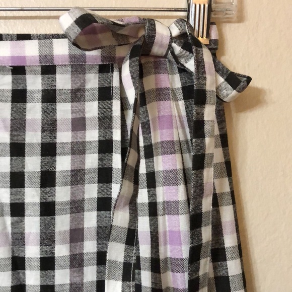 ASOS Gingham Midi Wrap Skirt - Picture 4 of 9